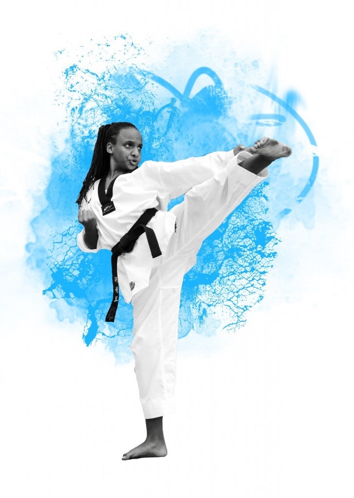 Taekwondo, Tae-Kwon-Do, Kampfkunst, Selbstverteidigung, Fitness, Elastizität, gewichtsreduktion, Shaolin Kung Fu, David Kumar, Sportschule Alex, MMK GALLERY
