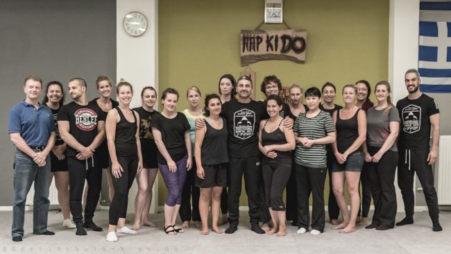 Gruppe des Frauen Selbstverteidigung Kurses am 09.07 2017